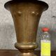Art Nouveau period Medicis vase in gilded brass circa 1900
