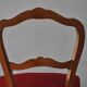 Pair of Chair Napoleon III period mahogany late XIXth