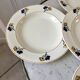 Set of 5 hollow plates Iron Earth model "Romeo" early XXth