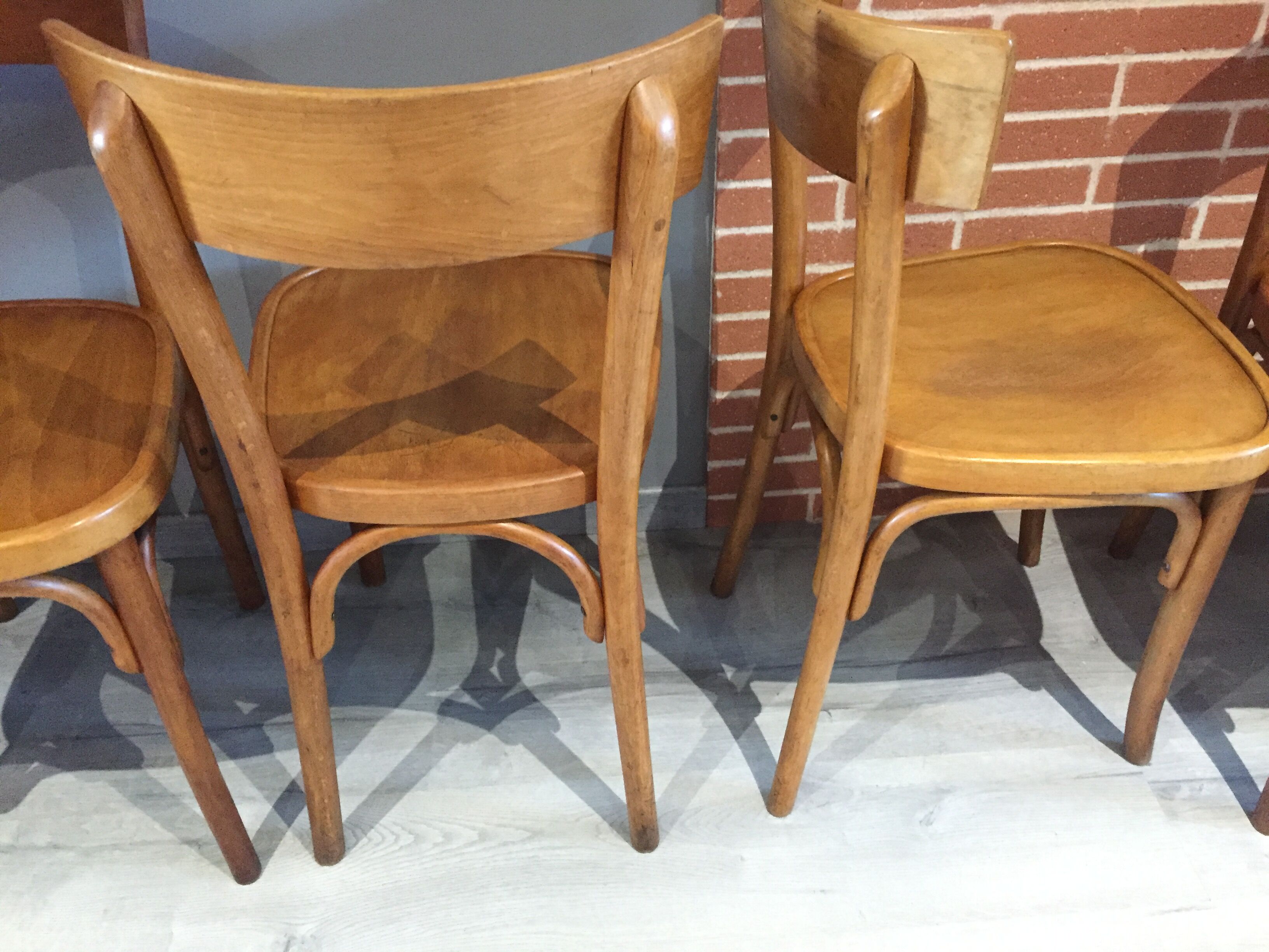 Suite of 4 bistro chairs