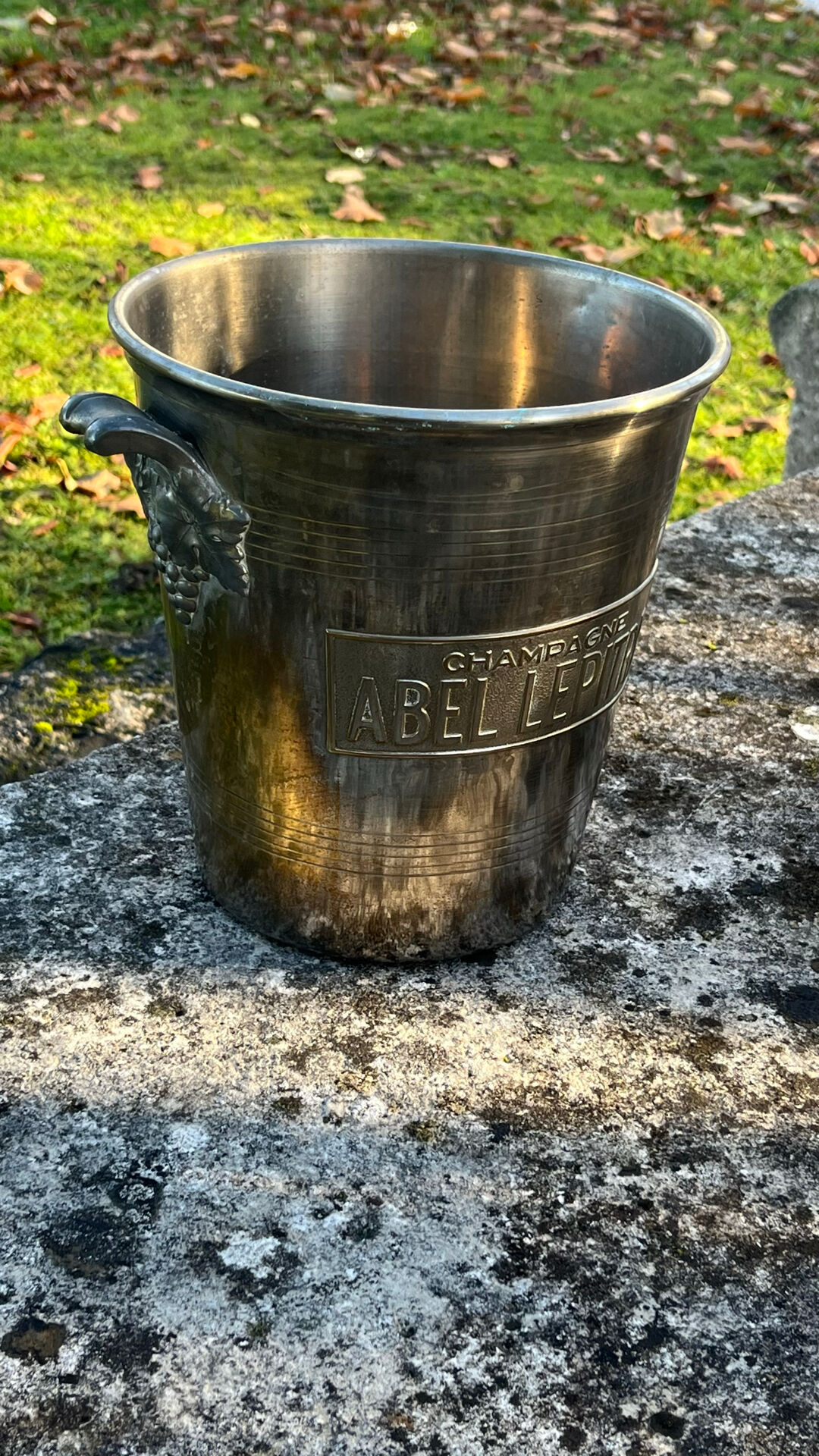 Abel lepitre champagne cooler, vintage french ice bucket