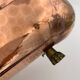 Old copper planter, brass feet - Circa 1900
