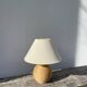 Rattan bedside lamp