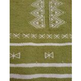 Tapis vert et blanc 220x140cm