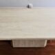 Travertine coffee table