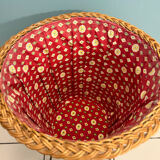 Worker tripod rattan 60s