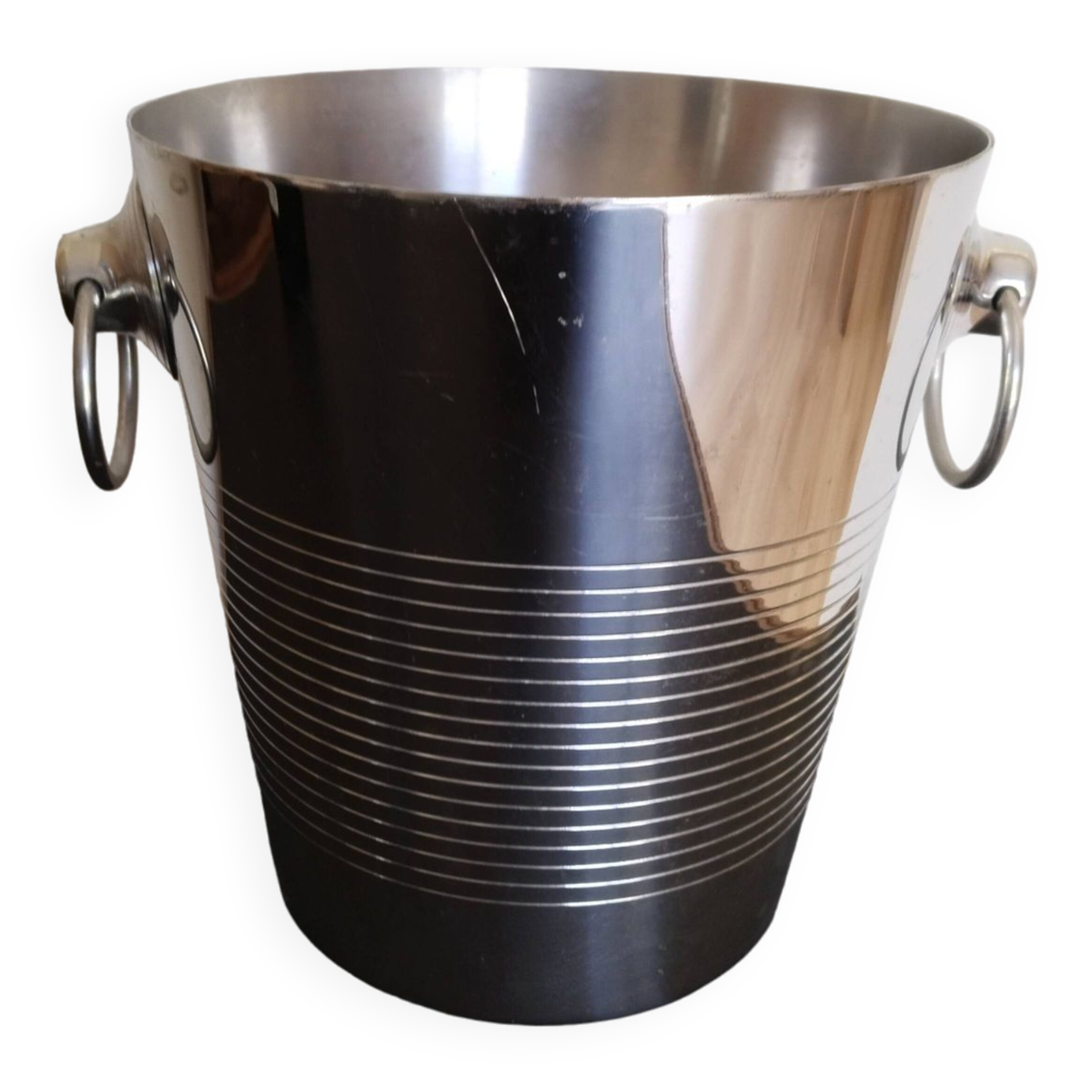 Seau à champagne en Inox champagne métallique