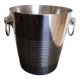 Stainless steel Champagne bucket Létang Rémy, ice bucket, cooler