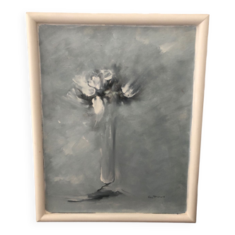 Painting on canvas with frame