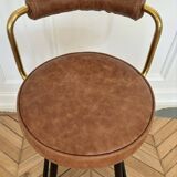 Fauteuil / tabouret de bar cuir
