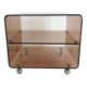 Plexiglas coffee table Michel Dumas 70s