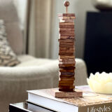 Vintage wooden domino game