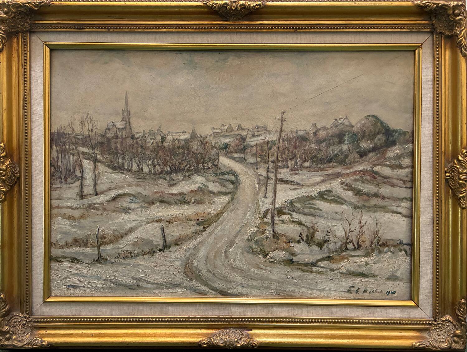 Landscape Brittany, Georges Émile Bellet, 1945