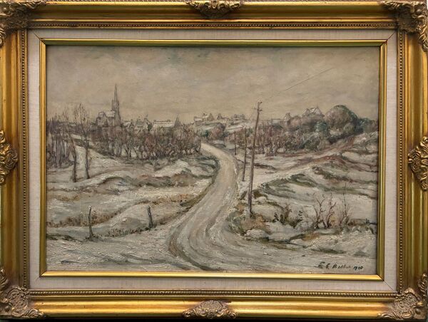 Paysage Bretagne, Georges Émile Bellet, 1945