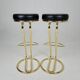 Pair of Bar Stools (2 pcs.) — Clean, Versatile Design — H 82 cm