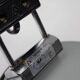 Vintage industrial chrome Aluminor lamp