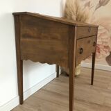 Vintage writing desk in solid pine