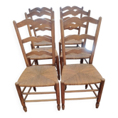 Chaises paillees ancienne tres bon etat