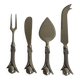 silver-plated cutlery with tulip design