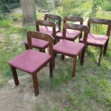 Series of 6 chairs 1970