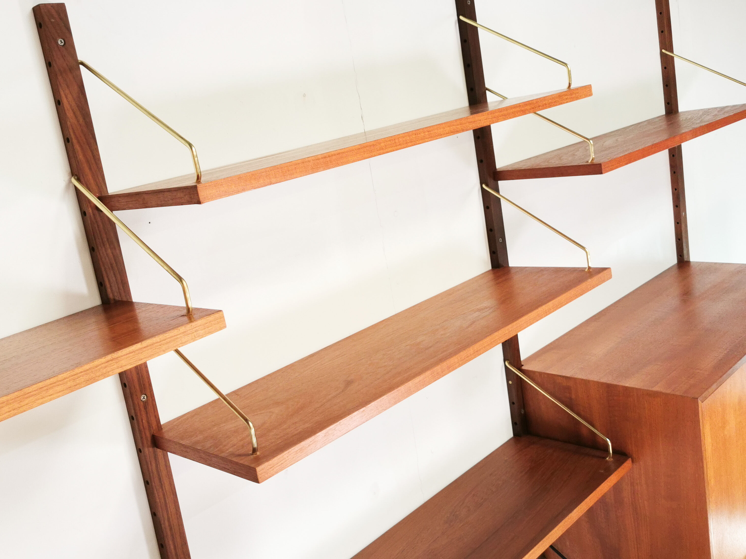 Poul Cadovius teak bookcase Danish 1960