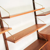 Poul Cadovius teak bookcase Danish 1960