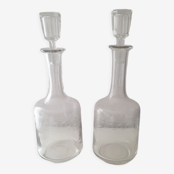 1920s glass decanters