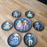 Service assiettes Vallauris