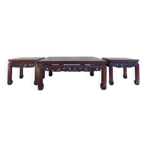 Ensemble de 3 tables