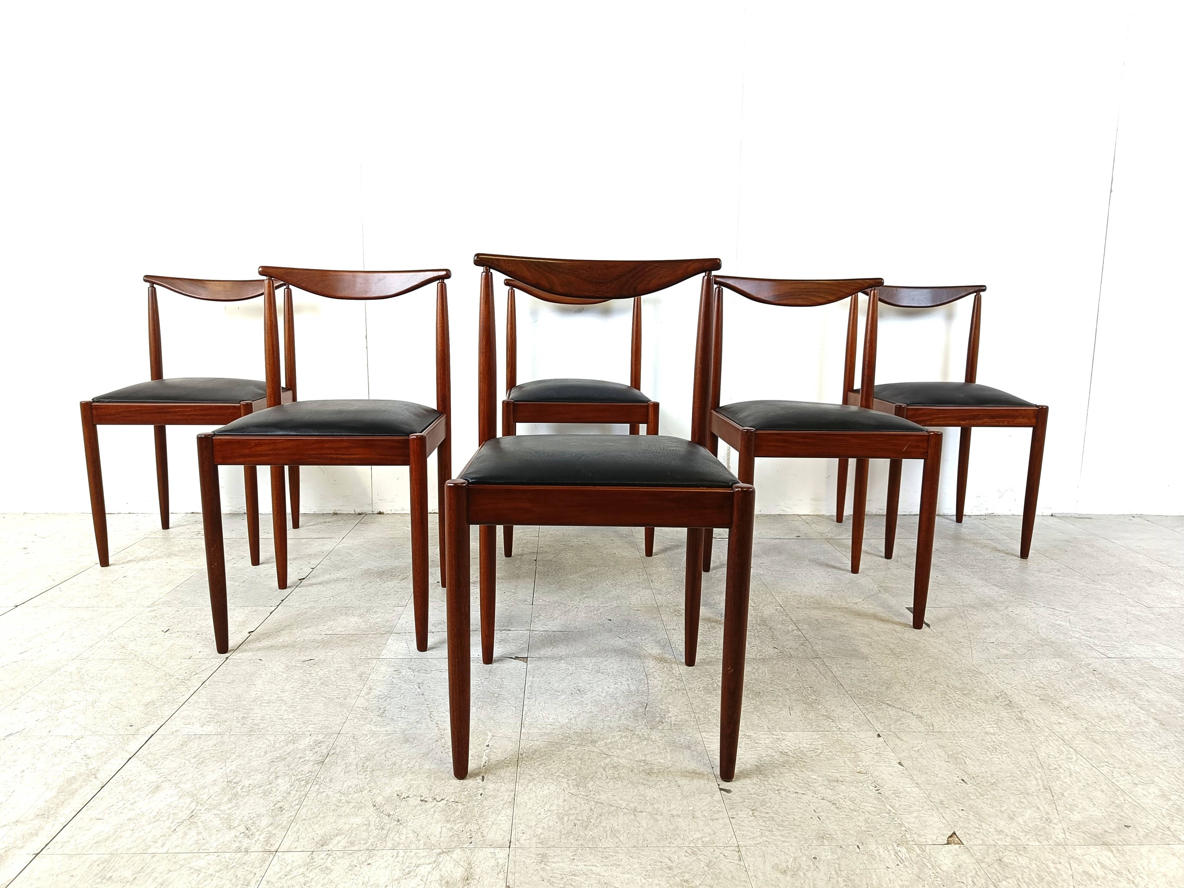 Mid century scandinavian dining chairs, 1960s