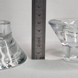 Pair of candle holders, vintage photophores, Knut and Marianne Hagberg design