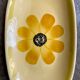 Gien hand-painted earthenware dish, "Soleil" service