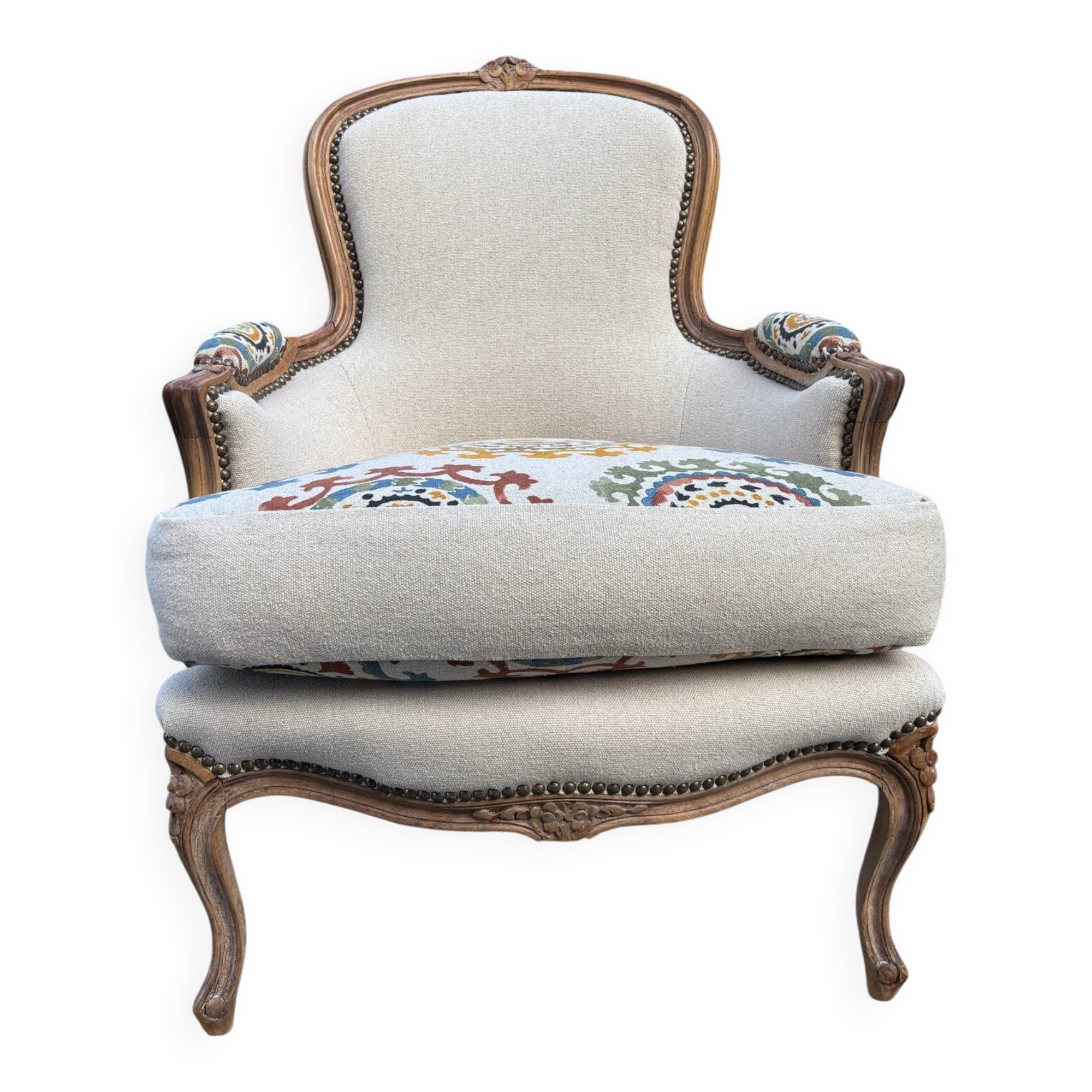 Bergère armchair in Louis XV style