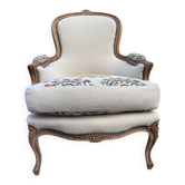 Bergère armchair in Louis XV style