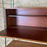 60s 70s teak shelf wall shelf WHB Germany string shelf Danish design