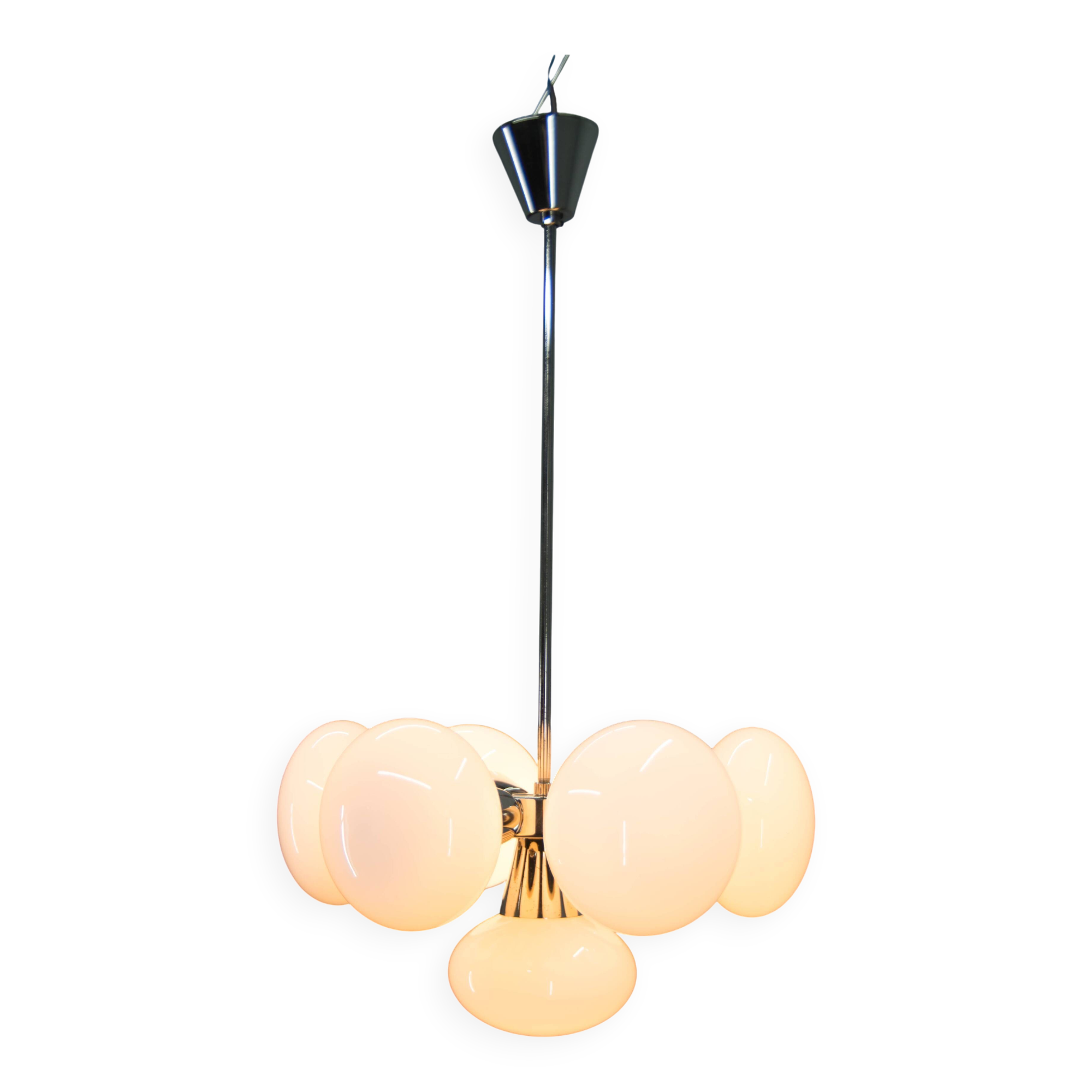 Space Age Chandelier Sputnik by Kamenicky Senov, 1970s