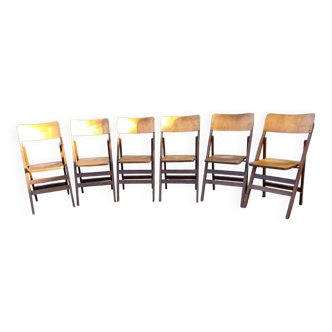 6 Baumann Bistro Chairs from the 1960s