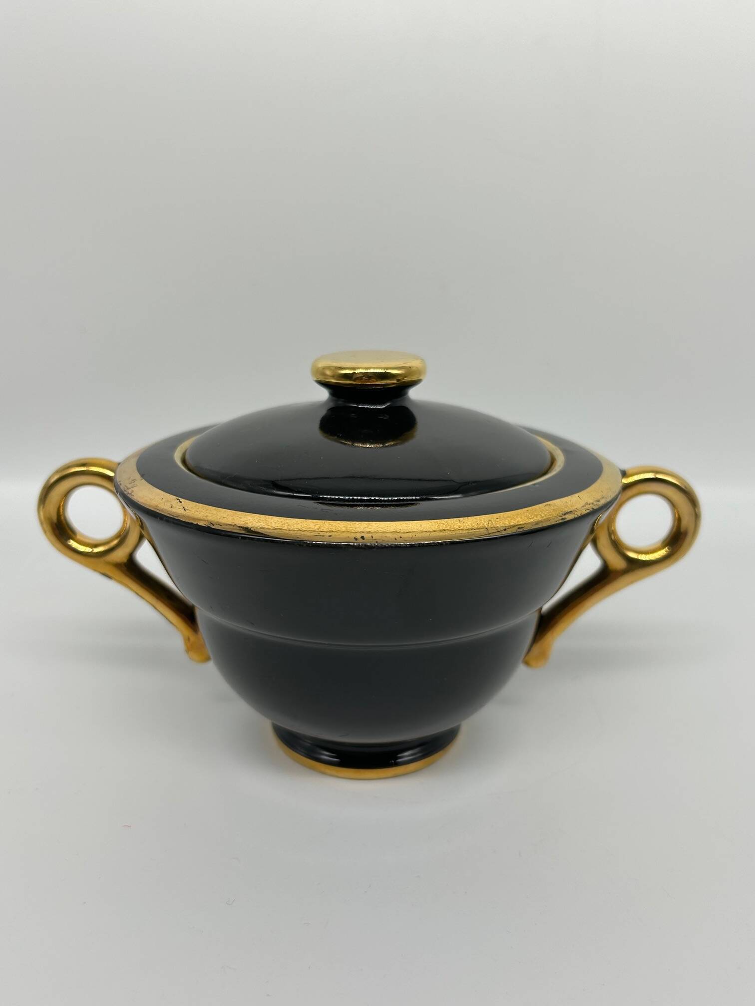 teapot, milk jug, sugar bowl set from Salins