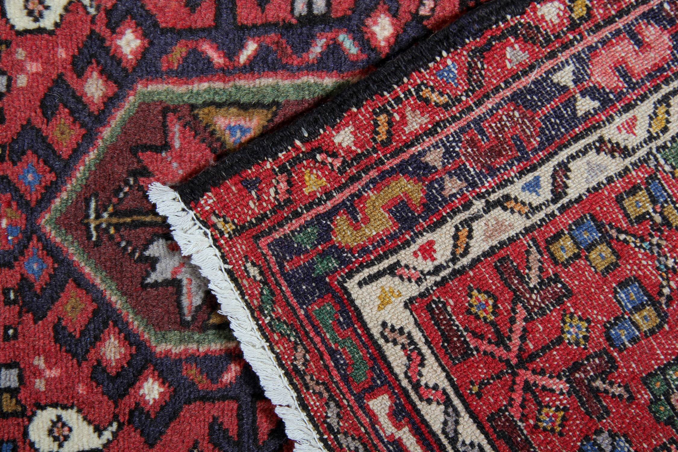 Persian Gharajeh runner rug 75x370cm