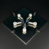 Vintage large Murano glass ceiling lamp by J. T. Kalmar, Austria, 1960s.