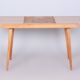 Mid-Century Czech Extendable Table in Beech and Ash attributed to Tatra Pravenec, 1950s