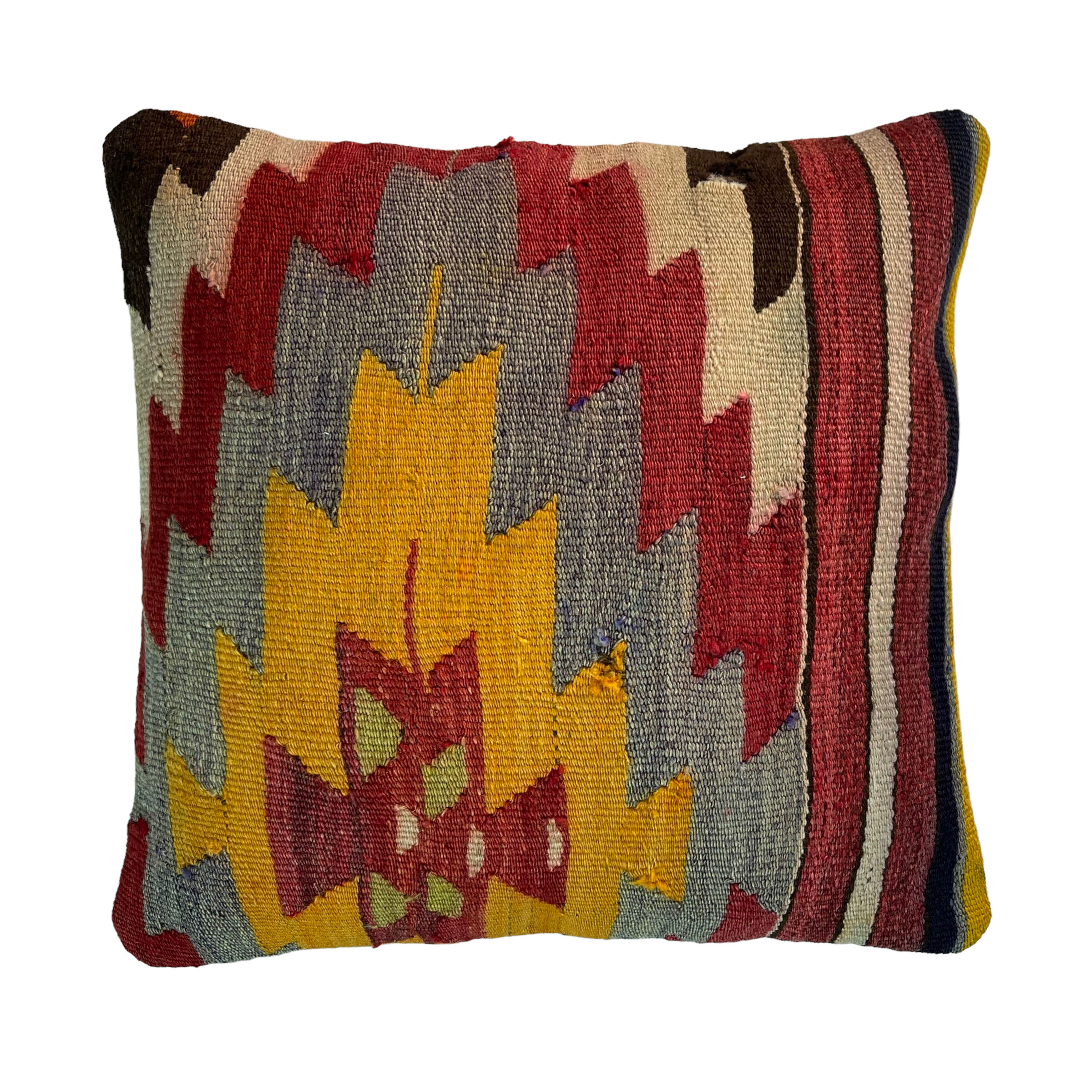 Vintage turkish kilim cushion cover 40 x 40 cm