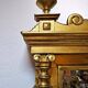 Table console victorienne en bois doré avec miroir et plateau en marbre, Autriche 1880s