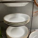 Hollow plates Limoges porcelain