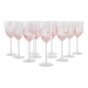 Set of wine glasses, French design, 1970s, made in France