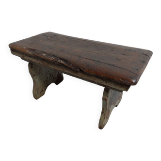 Antique milk stool