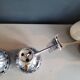 Vintage chrome wall and pendant light set