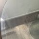 Vintage Sica Italy dining table in tempered glass