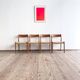 Chaises danoises en teck Mid-Century par Niels O. Møller # 77, set de 4