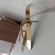 Pair of solid brass door handles